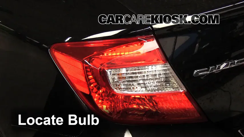 2012 Honda Civic EX-L 1.8L 4 Cyl. Sedan Lights Reverse Light (replace bulb)
